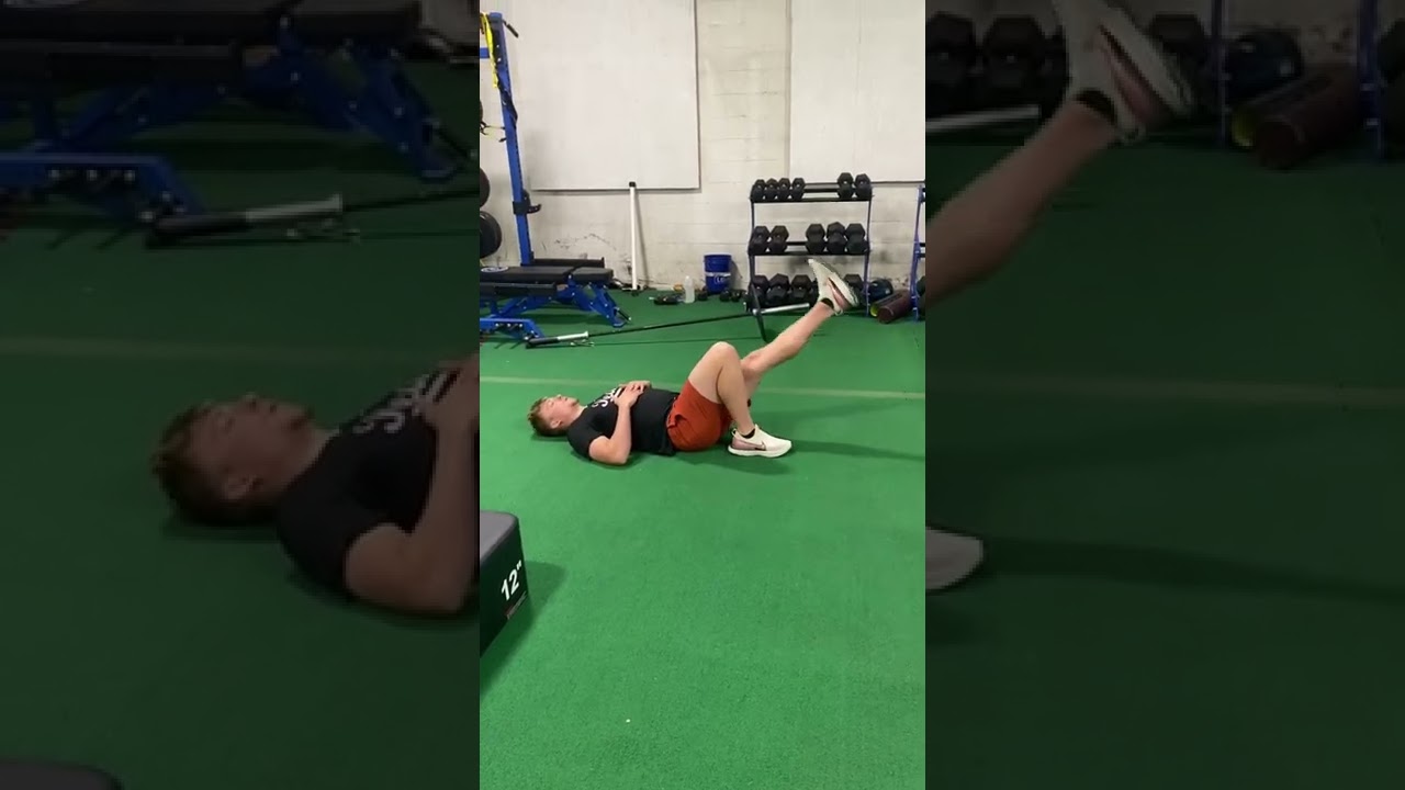 Single leg glute bridge