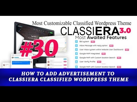 How To Add Advertisement Code And Banner Ads To Classiera Theme