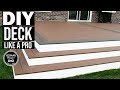 How to build a deck layout framing and composite decking guide  diy deck build