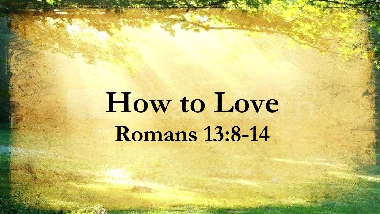 How to Love