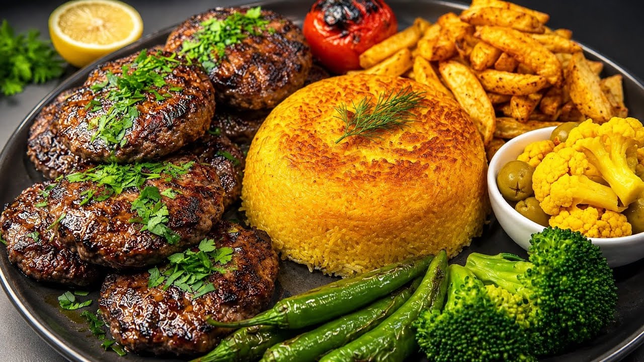 This Golden Persian Rice Will Make You Hungry Instantly! - YouTube