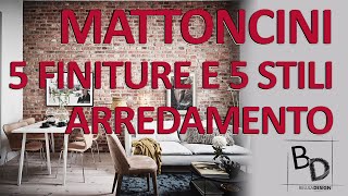 MATTONCINI | 5 FINITURE E 5 STILI | Belula Design