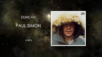 Duncan - Lyrics - Paul Simon