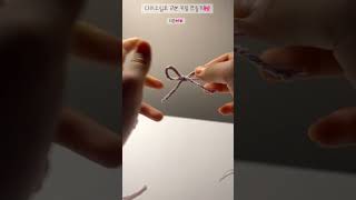 다이소 실로 리본 키링 만들기 #비즈 #diy #비즈계 #handmade #bts #비즈키링 #kpop #beads #뜨개소품 #뜨개질 #리본#키링만들기 #키링#잉형