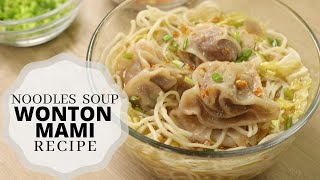 Wonton Mami Noodles Soup Recipe