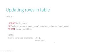 MYSQL Session 5