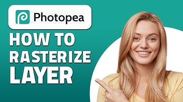 How to Rasterize a Layer in Photopea! (Quick & Easy)