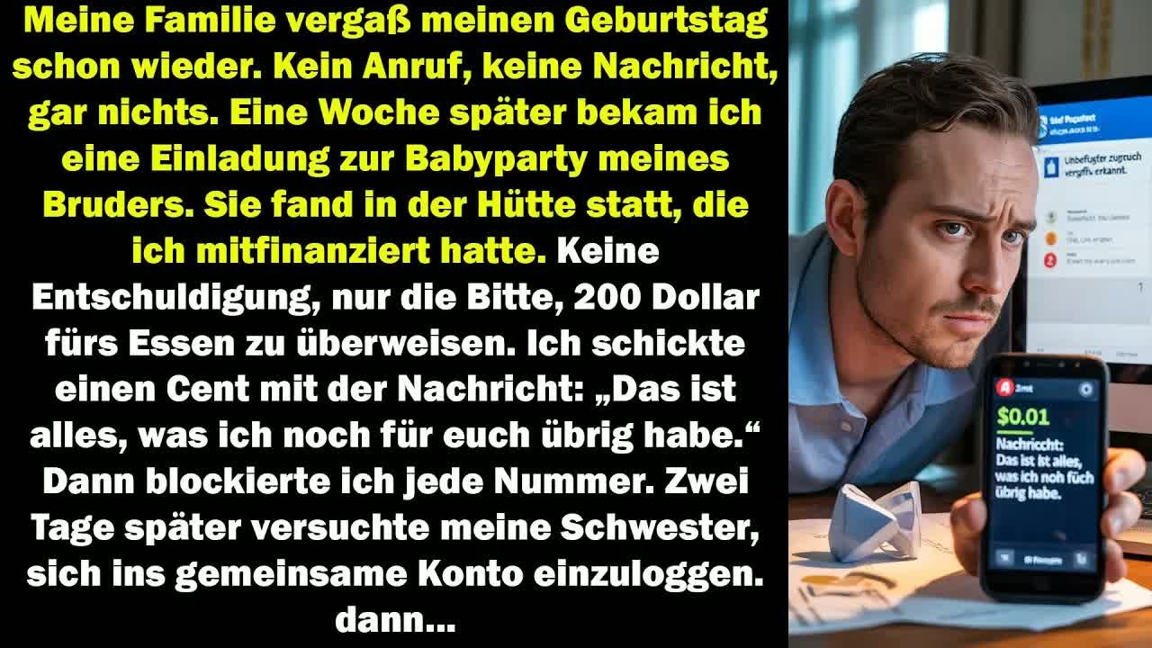 Meine Familie Vergaß Meinen Geburtstag – Dann Forderte Sie Geld Für Eine Party In Meiner Hütte