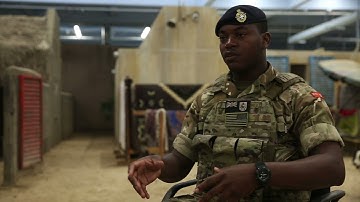 Soldiers with Royal Bermuda Regiment simulate different training scenarios on Marine Corps Base Camp