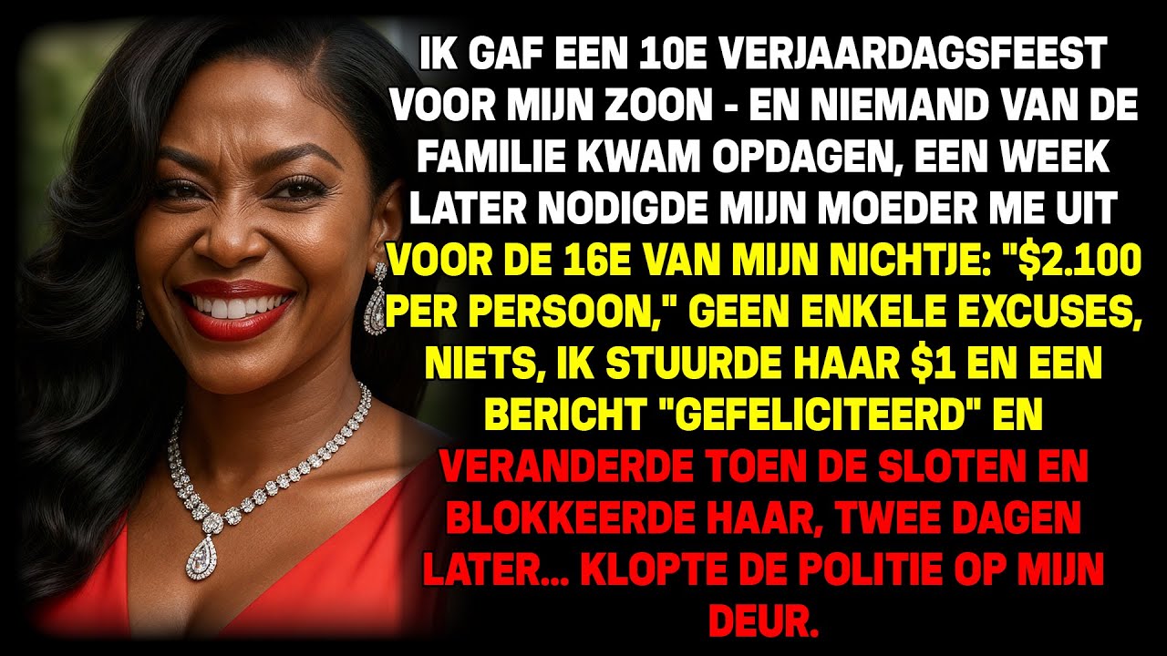 Ik gaf mijn 10-jarige zoon een feest en nodigde familie uit – maar niemand kwam opdagen...