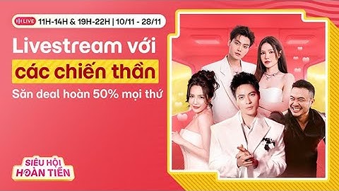 MoMo Official Livestream Siêu Hội Hoàn Tiền 2025 (11H - 28/11/2025)