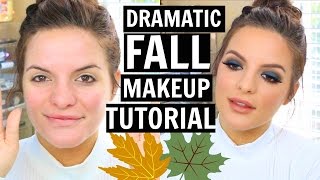 Dramatic Fall Makeup Tutorial! | Casey Holmes