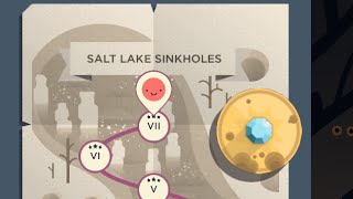 Two Dots Salt Lake Sinkholes Level 5