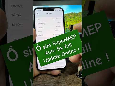 ✅ Dành cho iPhone Lock - Ổ sim SuperMEP Auto fix full ! Update Online #tnquality