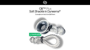 Olli™ Plus Soft Shackle in Dyneema® - Example of how to connect a loop to an Olli low friction ring