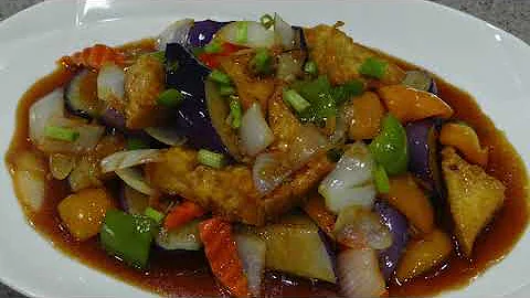 How to Make Eggplant Tofu Stir Fry - Chinese Restaurant Style