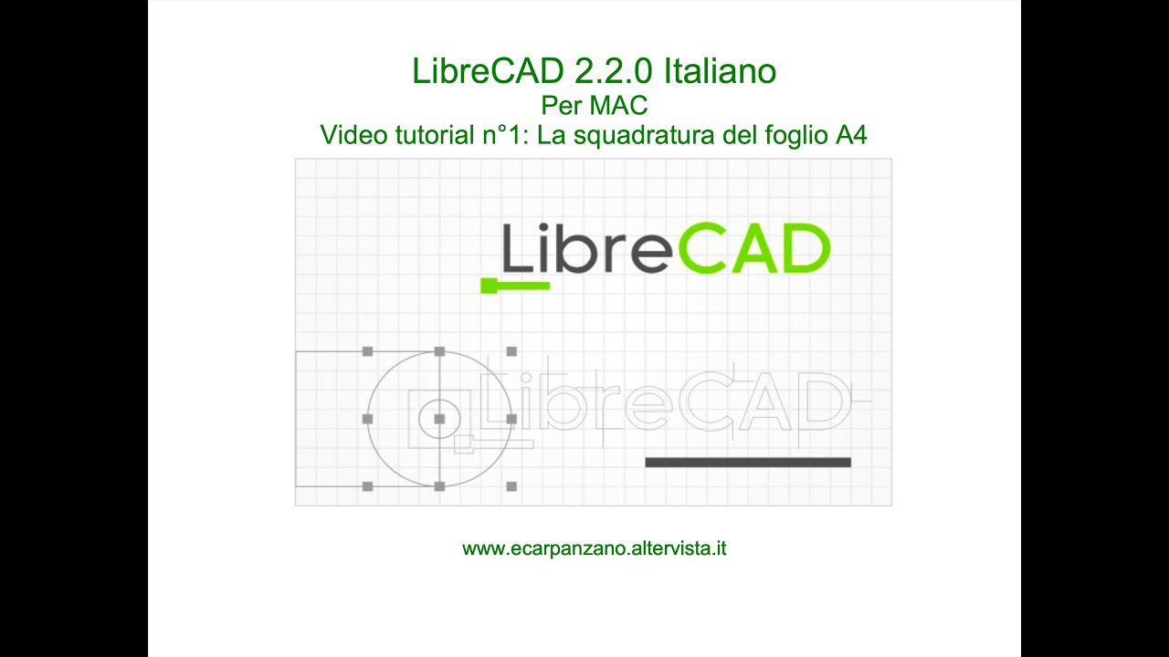 LibreCAD   Squadratura A4 V