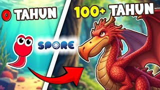 Gue Ber-EVOLUSI Dari SEL Sampai Jadi NAGA Selama 100+ Tahun Di Spore screenshot 1