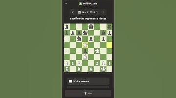 Chess.com Daily puzzle, Sacrifice the Opponent’s Pieces 12/11/24 #dailychesspuzzle