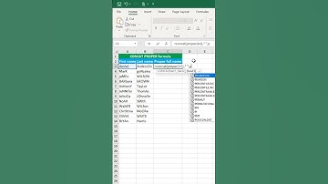 How to use CONCAT PROPER formula in excel#shorts#exceltutorial#exceltips @indian_computer_logics