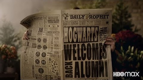 Harry Potter 20th Anniversary Return to Hogwarts - First look teaser