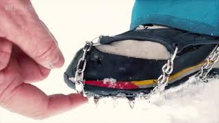 28 Spikes Stainless Steel Ice Cleats For Hiking Fishing Walking Climbing Mountaineering