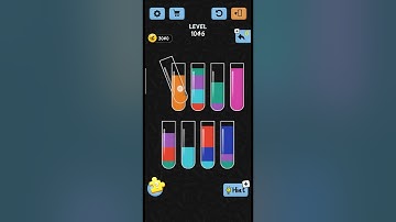 water color sort Level no 1046 a best game walkthrough solution IOS/Android