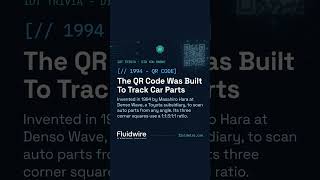 Why the QR Code Was Really Invented (1994 Car Parts Story) #Shorts
