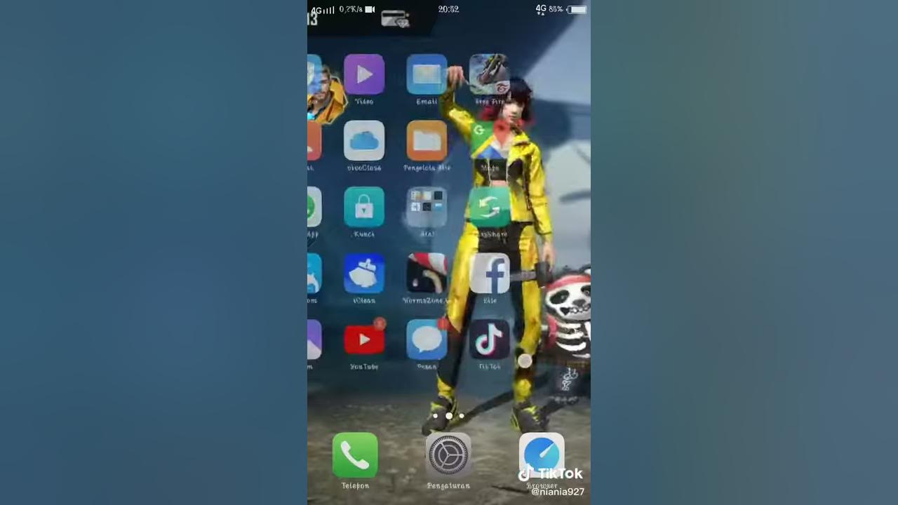 Cara ambil vidio di tiktok di bikin walpaper - YouTube
