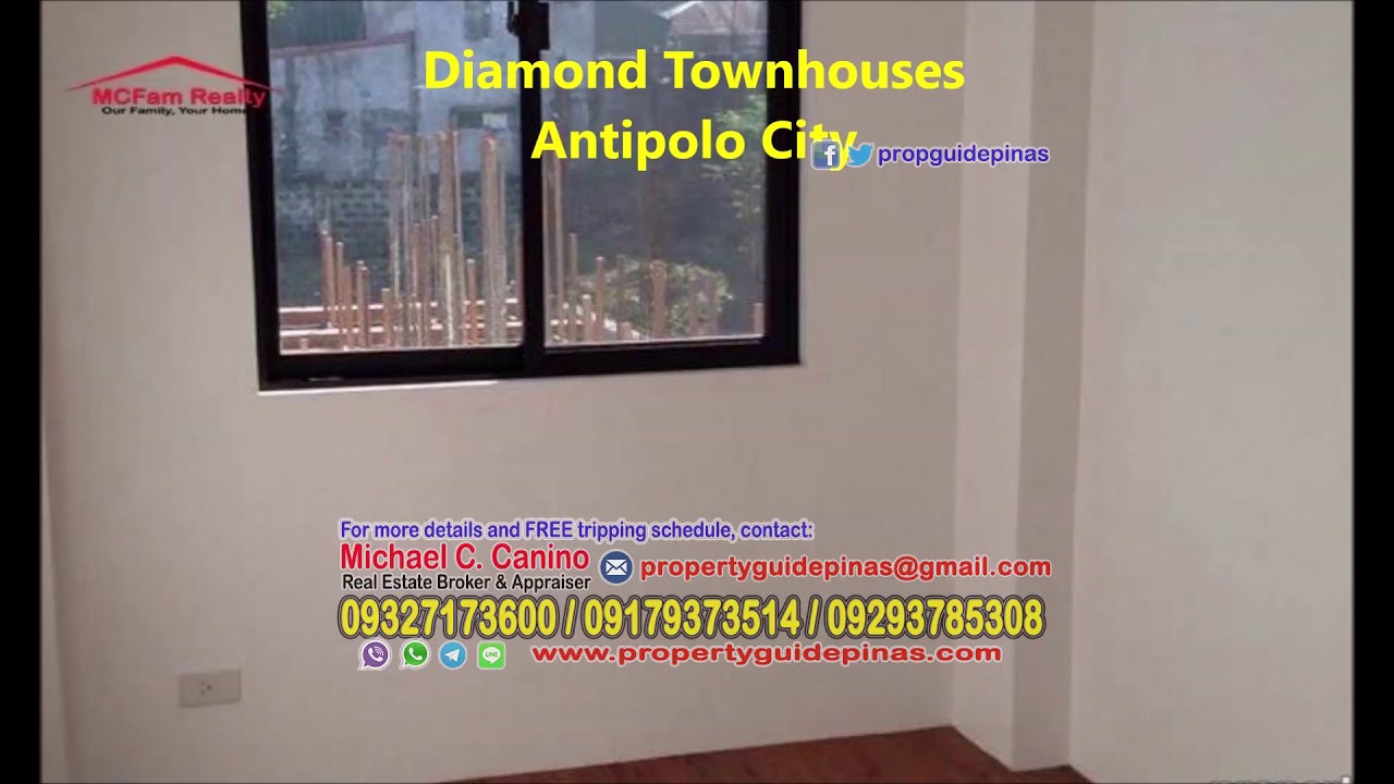 Diamond Townhouses Antipolo City 2 YouTube