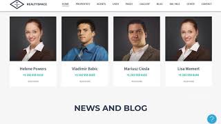 Realtyspace - Real estate WordPress Theme