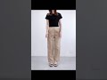 【ユニクロ】リネンパンツと人気のクロップド丈トップス♡ #shorts