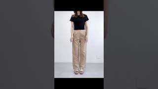 【ユニクロ】リネンパンツと人気のクロップド丈トップス♡ #shorts