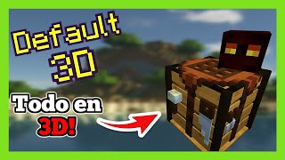 Celebrity ✅Todo MINECRAFT en 3D! 😱 Default 3D - Texture Pack Review Profile