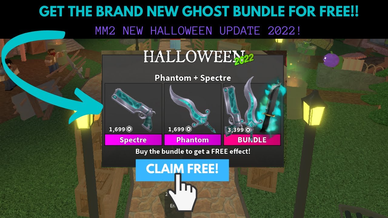 GET THE BRAND NEW GHOST BUNDLE IN MM2 WITHOUT ROBUX!! *FOR FREE* MM2 HALLOWEEN UPDATE 2022