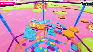 Fall Guys: 13 Player Hex-a-Gone Win