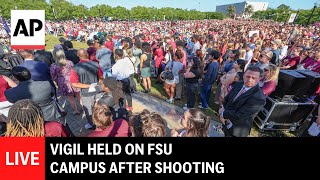 LIVE: Vigil held on FSU campus after shooting
