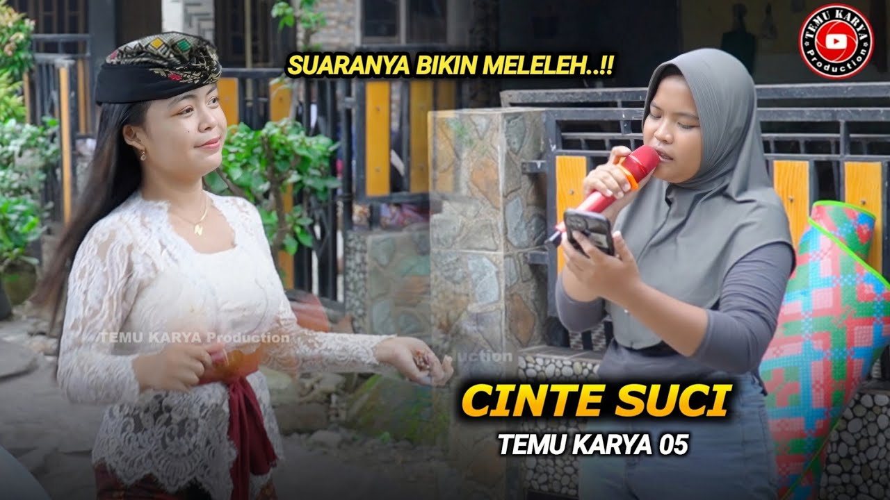 Bikin meleleh...!! Suara lembut Gana membawakan lagu Cinte suci di Temu karya 05