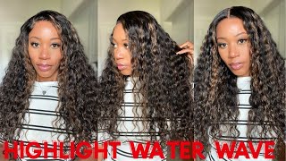 I Tried This Wig AGAIN… And Changed My Opinion? 👀Highlight Water Wave Wig @BeautyForeverHair
