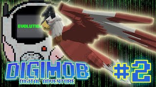 Digimobs EP 2 (Minecraft RP) Take Flight Aquiliamon..!!