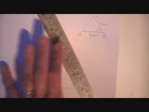 Construct a triangle with TWO sides and the INCLUDED angle (SAS)