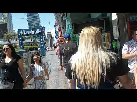 Walking The LAS VEGAS STRIP Thursday July 20, 2023, 4:00PM In 112° Heat