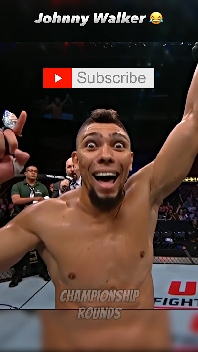 Johnny Walker FUNNY Moments 😂 #ufc #mma #shorts