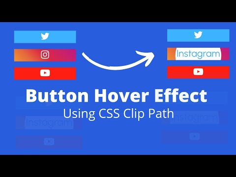 Button Hover effects using html and css only.