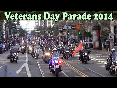 Veterans Day Parade San Francisco 2014 Compilation Excerpts 