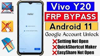 Vivo Y20 FRP Bypass Android 11 | Vivo (V2027) Google Account Unlock 100% Working Without PC 2026