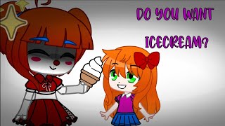 Do You Want Icecream? Circus Baby & Elizabeth Afton Gacha Club Aline Fox Tv