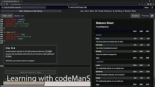(scrapped) learn2code | freeCodeCamp (New) Responsive Web Design - Building a Balance Sheet: Step 65