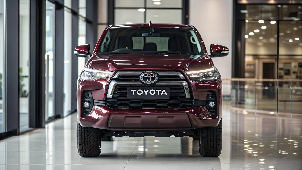 2027 Toyota Hilux Burgundy 🚘 Picape Robusta, Luxo, Potência e Tecnologia no Brasil