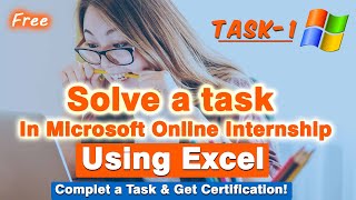 Create Excel Dashboard | virtual internship task 1 | dashboard in excel 2020 | Try this internship
